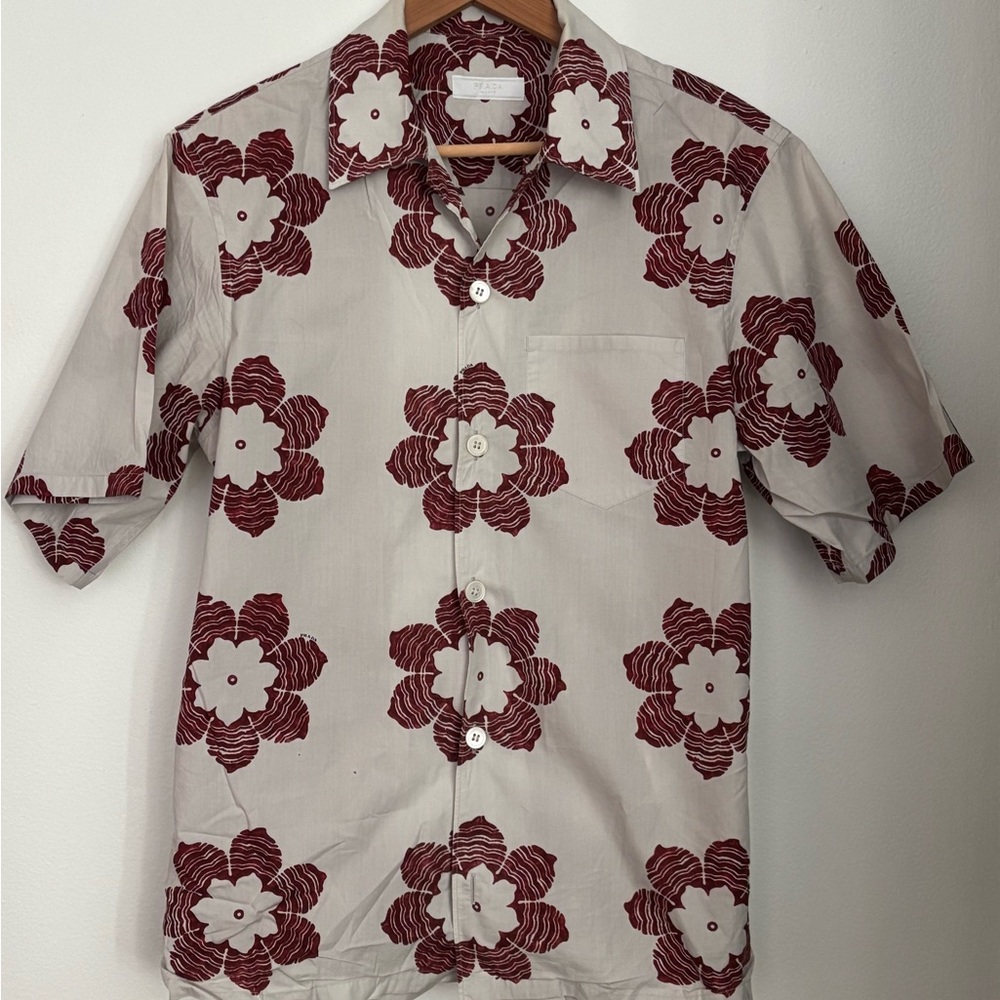 Prada floral shirt